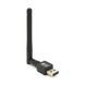 Бездротовий мережевий адаптер з антеною 2DBI Wi-Fi-USB Merlion LV-UW02RK-2DB, 802.11bgn, 150MB, 2.4 GHz, WIN7 / XP / Vista / 2K / MAC / LINUX MERLION &mdash; фото