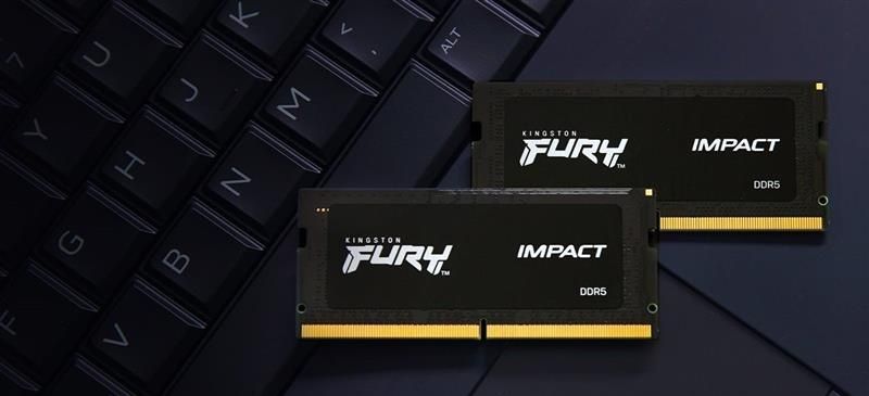Модуль памяти SO-DIMM DDR5 2x32GB/5600 Kingston Fury Impact (KF556S40IBK2-64) Kingston купить в Украине