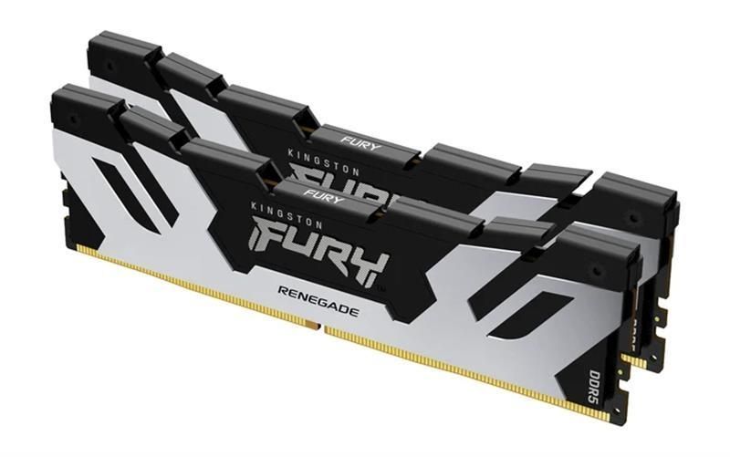 Модуль памяти DDR5 2x24GB/8400 Kingston Fury Renegade Silver (KF584CU40RSK2-48) Kingston купить в Украине