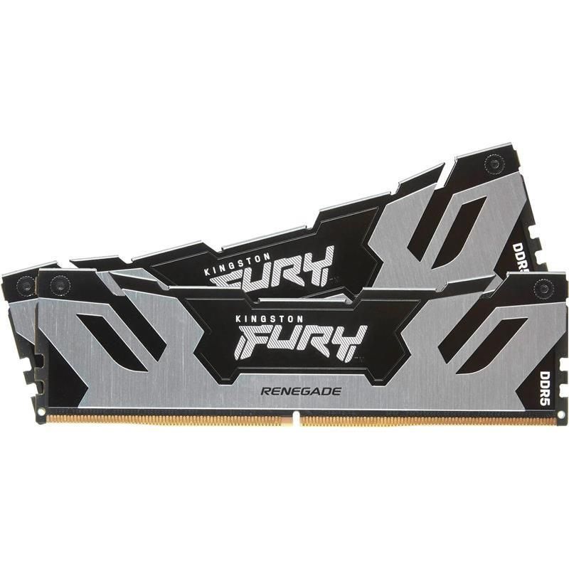 Модуль памяти DDR5 2x24GB/8400 Kingston Fury Renegade Silver (KF584CU40RSK2-48) Kingston купить в Украине
