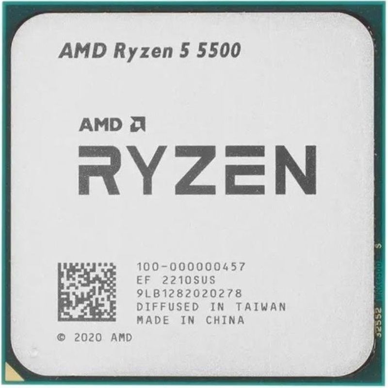 Процессор AMD Ryzen 5 5500 (3.6GHz 16MB 65W AM4) Tray (100-000000457) AMD купить в Украине