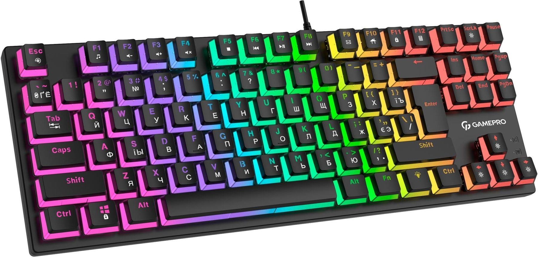 Клавіатура GamePro MK80B Black GamePro купити в Україні