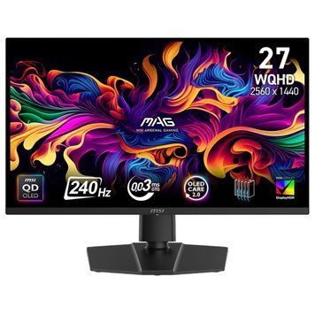 Монитор MSI 26.5" MAG 273QP QD-OLED X24 Black 240Hz MSI купить в Украине
