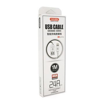Кабель iKAKU KSC-060 SUCHANG charging data cable series for iphone, White, довжина 1м, 2,4А, BOX iKAKU купити в Україні