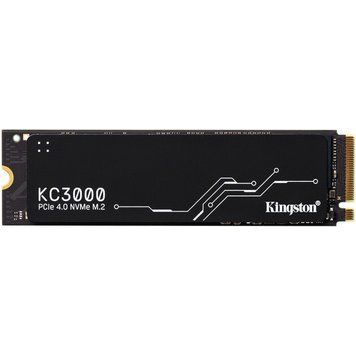 Накопичувач SSD 512GB Kingston KC3000 M.2 2280 PCIe 4.0 x4 NVMe 3D TLC (SKC3000S/512G) Kingston купити в Україні