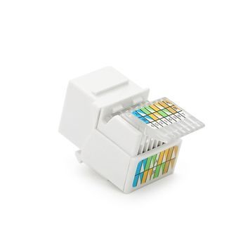 Модуль вузький Keystone Jack RJ-45 кат.5e UTP,17,2 мм, Q50 PiPo купити в Україні