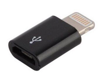 Адаптер Lapara компактний Apple Lightning на Micro USB для заряджання iPhone 5/5S/6/6+, iPad, чорний Lapara купити в Україні