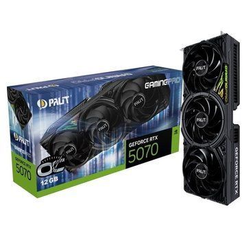 Відеокарта GF RTX 5070 12GB GDDR7 GamingPro OC Palit (NE75070T19K9-GB2050A) Palit купити в Україні