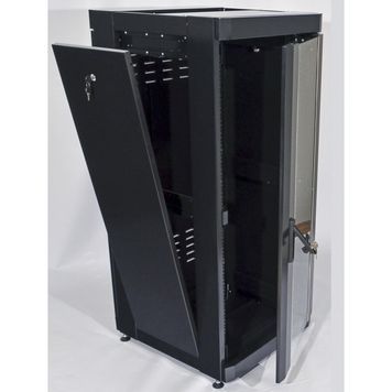 Шафа 19" 24U, 610 х 865 мм (Ш*Г), чорна Voltronic купить в Украине