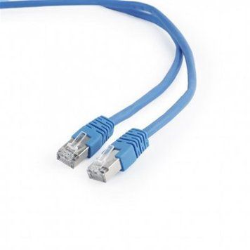 Патч-корд Cablexpert (PP6-3M/B) FTP, cat.6, литой, 50u "штекер с защелкой, 3 м, синий Cablexpert купить в Украине