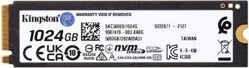 Накопичувач SSD 1TB Kingston KC3000 M.2 2280 PCIe 4.0 x4 NVMe 3D TLC (SKC3000S/1024G) Kingston купити в Україні