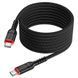 Кабель Hoco X59, Type-C-USB, 3A, Black, довжина 2м, BOX HOCO &mdash; фото