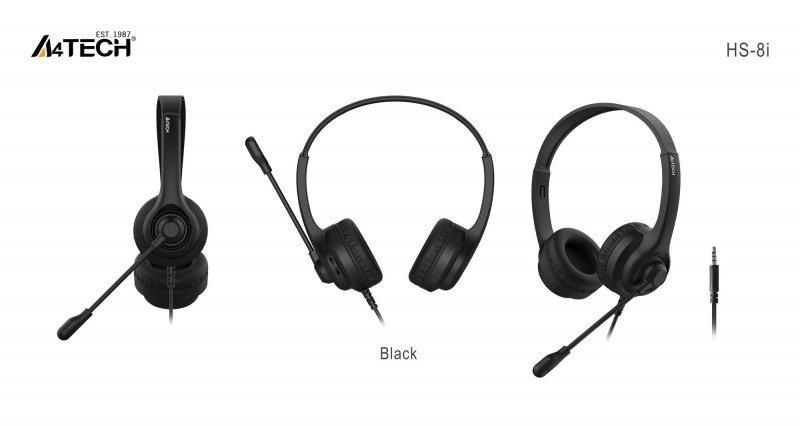 Гарнітура A4Tech HS-8i Black A4Tech купити в Україні