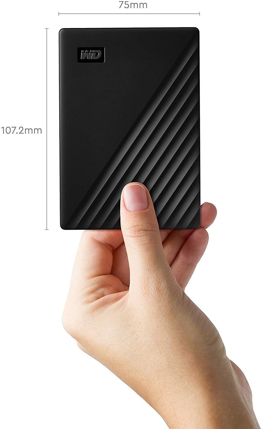 Зовнішній жорсткий диск 2.5" USB 5.0TB WD My Passport Black (WDBPKJ0050BBK-WESN)_Bulk WD купити в Україні