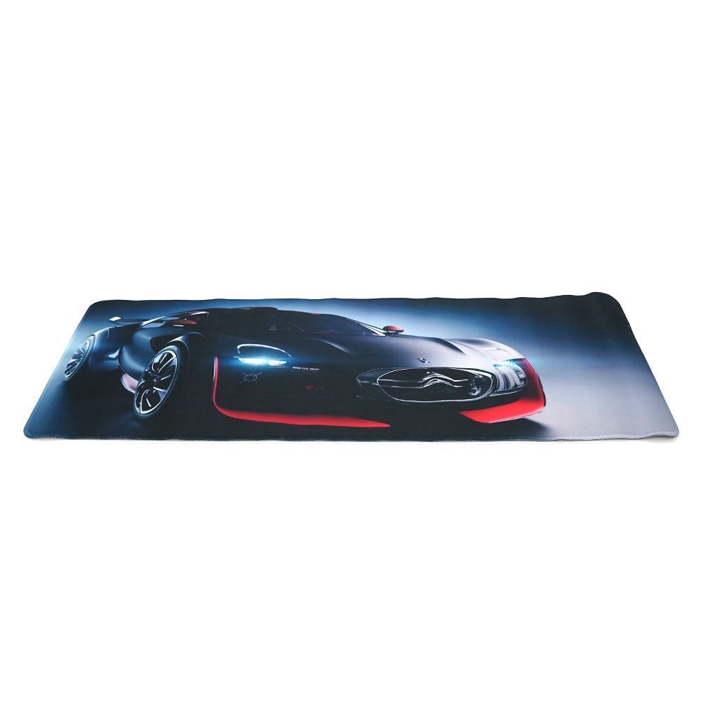 Килимок 300*800 тканинний Citroen Survolt з боковою прошивкою, товщина 3 мм, Black, Пакет Voltronic купити в Україні