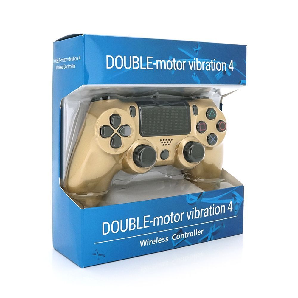 Геймпад Brazzers беспроводной для PS4 Wireless DUALSHOCK 4, разъем для наушников, LED light bar, Gold, 3.7V, 600mAh, Blister-box Brazzers купить в Украине