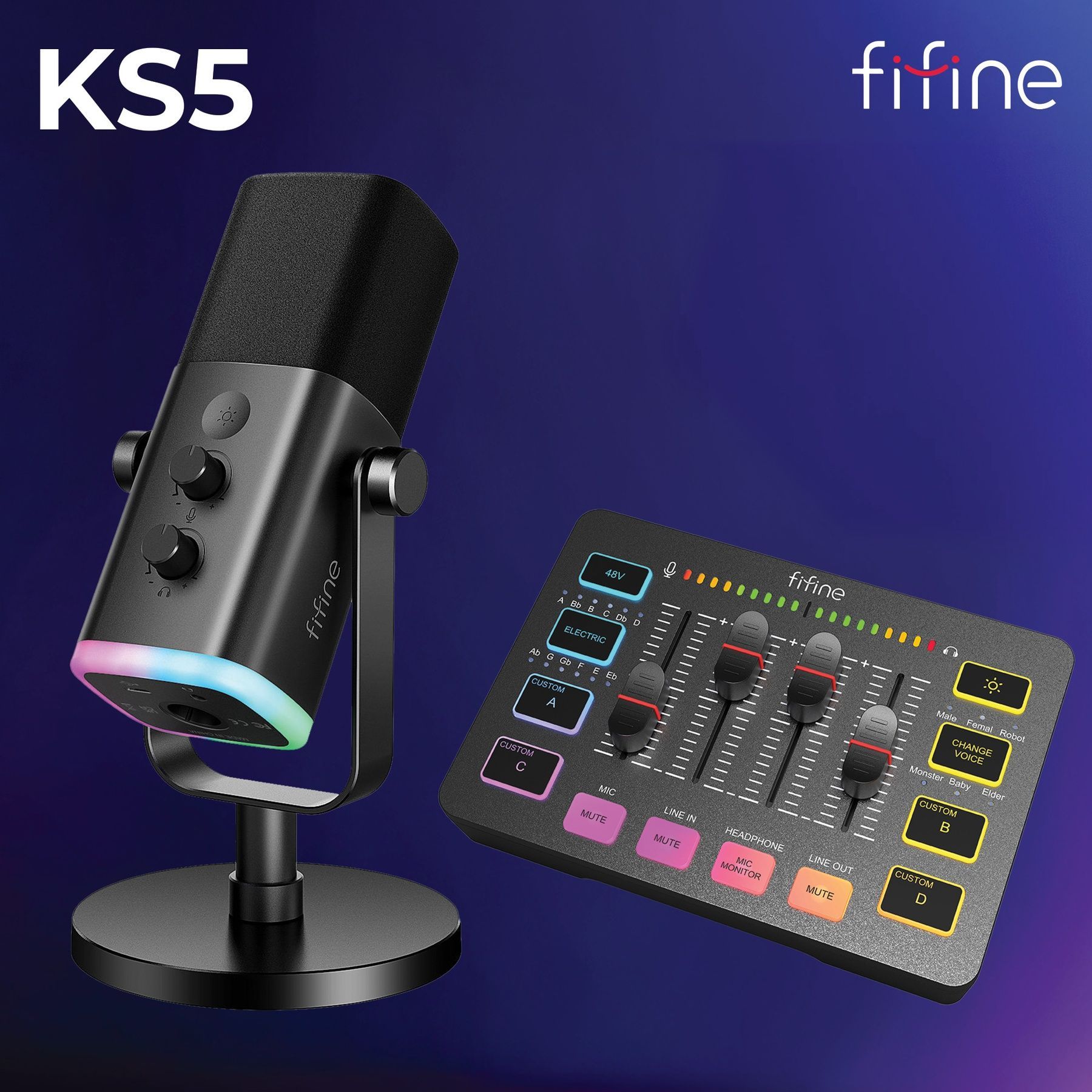 Набір для аудіозапису Fifine KS5 Fifine купити в Україні