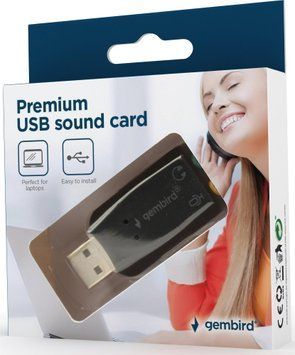 Звуковая карта Gembird SC-USB2.0-01 Black Gembird купить в Украине