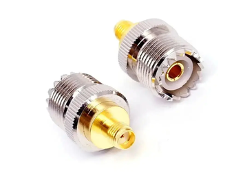 Переходник SMA Female - UHF Female (SMA мама,гнездо-UHF мама,гнездо) цена за 1 шт Voltronic купить в Украине