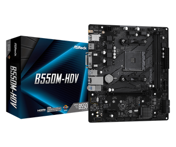 Материнська плата ASRock B550M-HDV (sAM4, AMD B550, PCI-Ex16) ASRock купить в Украине
