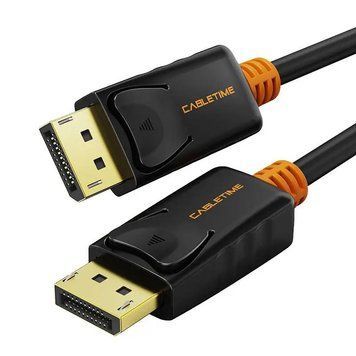 Кабель Cabletime DisplayPort - DisplayPort V 1.2 (M/M), 1 м Black (CD21H) Cabletime купить в Украине