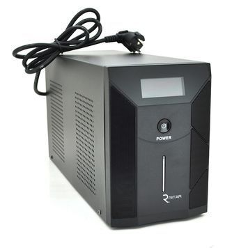 ДБЖ Ritar RTM3000 (1800W) Proxima-D, AVR, 3st, 3xSCHUKO socket, 4x12V9Ah, metal Case Q1 (500 * 245 * 350) 21,8 кг (400 * 145 * 210) Ritar купити в Україні
