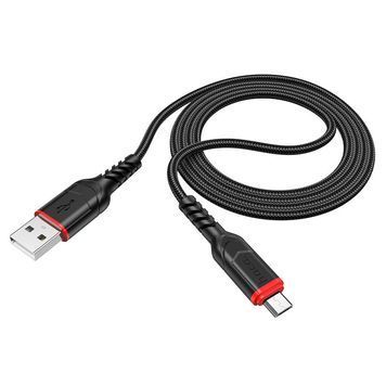 Кабель Hoco X59, Micro-USB, 2.4A, Black, довжина 1м, BOX HOCO купити в Україні