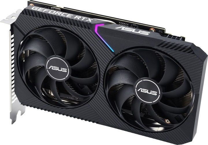 Видеокарта GF RTX 3050 8GB GDDR6 Dual OC V2 Asus (DUAL-RTX3050-O8G-V2) Asus купить в Украине