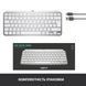 Клавіатура Logitech MX Keys Mini Wireless Illuminated UA Pale Grey (920-010499) Logitech &mdash; фото