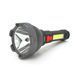 Фонарь ручной LANTERNA ZJ-05, 1W Led CreeXPE+COB, 3+1 режим, встроенный аккум, корпус прочный пластмасс, индикатор, USB кабель, IP40. 190х83х34, Box Voltronic &mdash; фото