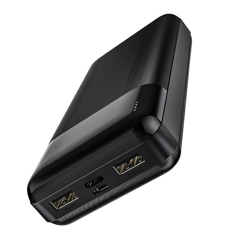 Power Bank HOCO J72A 20000mAh, USB+Type-C, 2A, Black, 0.450kg, Box HOCO купити в Україні