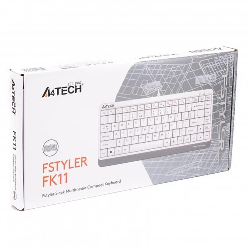 Клавіатура A4Tech FK11 White A4Tech купити в Україні