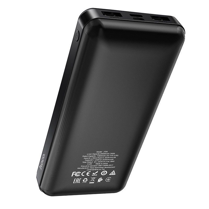 Power Bank HOCO J72A 20000mAh, USB+Type-C, 2A, Black, 0.450kg, Box HOCO купити в Україні