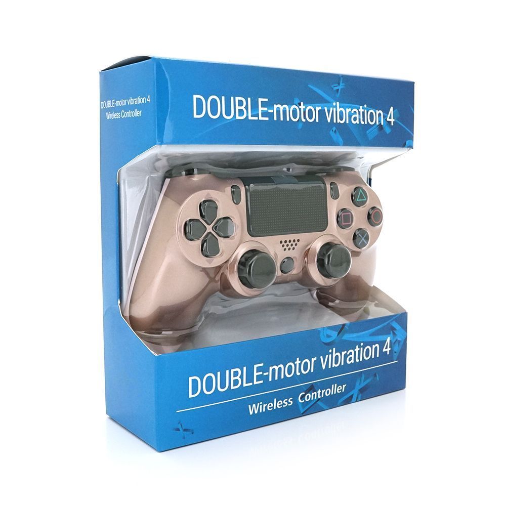 Геймпад Brazzers беспроводной для PS4 Wireless DUALSHOCK 4, разъем для наушников, LED light bar, Rose-gold, 3.7V, 600mAh, Blister-box Brazzers купить в Украине