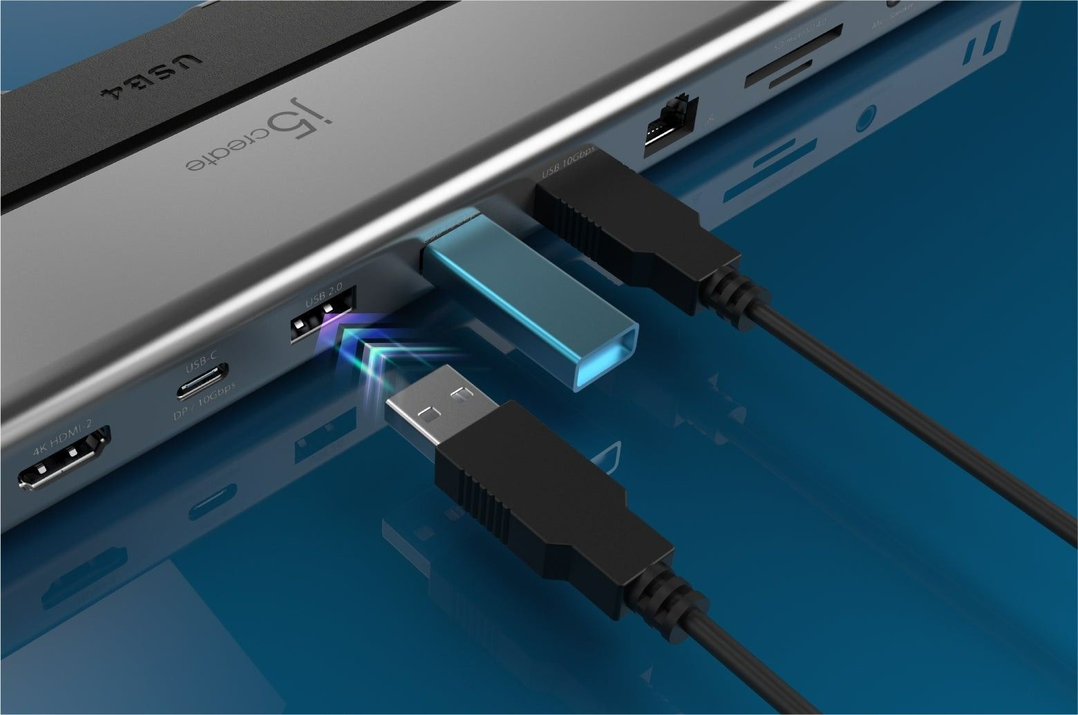 Док-станція J5create USB-C 12-в-1 (JCD554-N) J5create купити в Україні