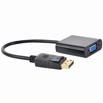 Адаптер Cablexpert DisplayPort - VGA (M/F), 0.15 м, Black (A-DPM-VGAF-02) Cablexpert купити в Україні