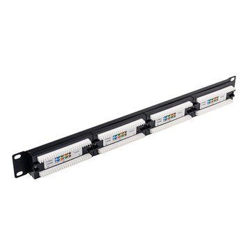 Патч-панель Atcom P5124 19" 24хRJ-45 UTP 1U cat.5е Atcom купити в Україні
