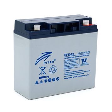 Тягова акумуляторна батарея RITAR EV12-22,12V 22Ah, M5 ( 181 х 77 х 170 ), Q4 Ritar купити в Україні