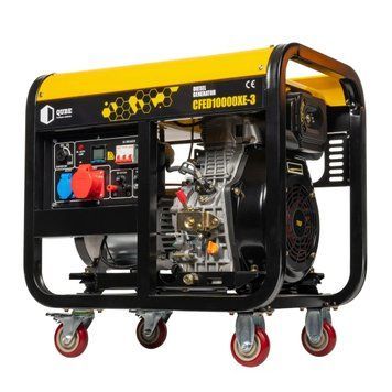 Генератор дизельний Qube QFED10000XE-3 3-phase, 8.1kW 8.8kW, 220V/380V, 12.5L, Ел. Старт QUBE купити в Україні