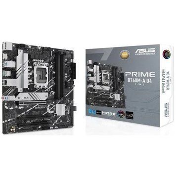Материнська плата ASUS PRIME B760M-A D4-CSM (s1700, Intel B760, DDR4, mATX) Asus купить в Украине