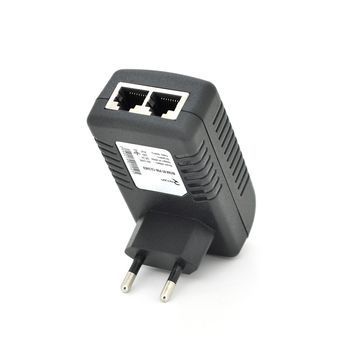 POE інжектор RITAR RT-PIN-48 / 24EU, 48V 0,5A (24Вт) з портами Ethernet 10 / 100 Мбіт / с, EU PLUG Ritar купити в Україні