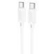 Кабель Hoco X88, Type-C-Type C, 60W, White, довжина 1м, BOX HOCO &mdash; фото