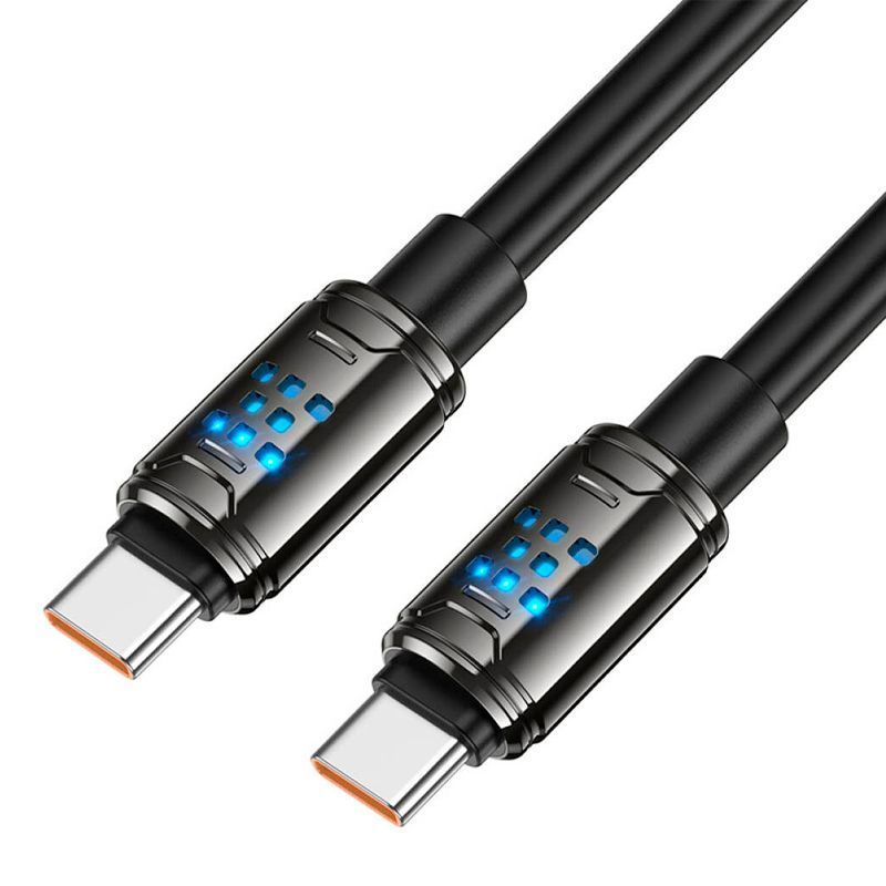 Кабель Hoco U143 , Type-C-Type-C, 27W, длина 1.2м, Black, BOX HOCO купить в Украине