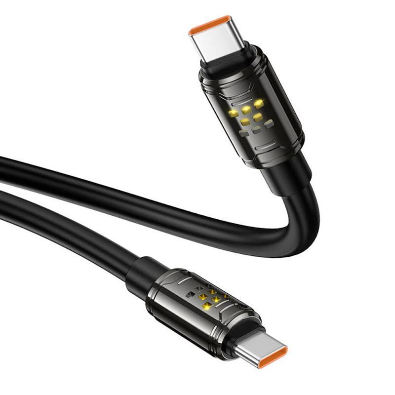 Кабель Hoco U143 , Type-C-Type-C, 27W, длина 1.2м, Black, BOX HOCO купить в Украине